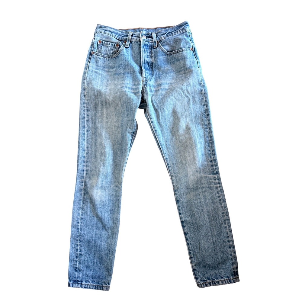 Levi's Premium 501 Jeans High Rise Denim Jeans 26W 28L